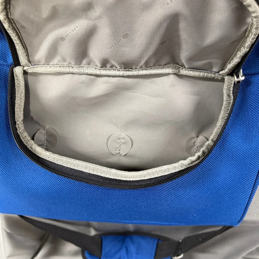 DELSEY Blue Travel Duffel Bag Carry On‎ Shoulder Strap Luggage Weekender